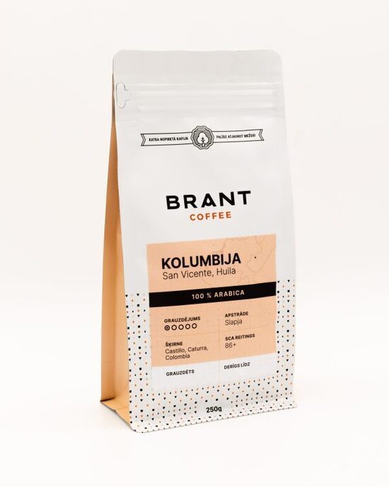 Kolumbijas San Vicente (Huila) kafija 250g